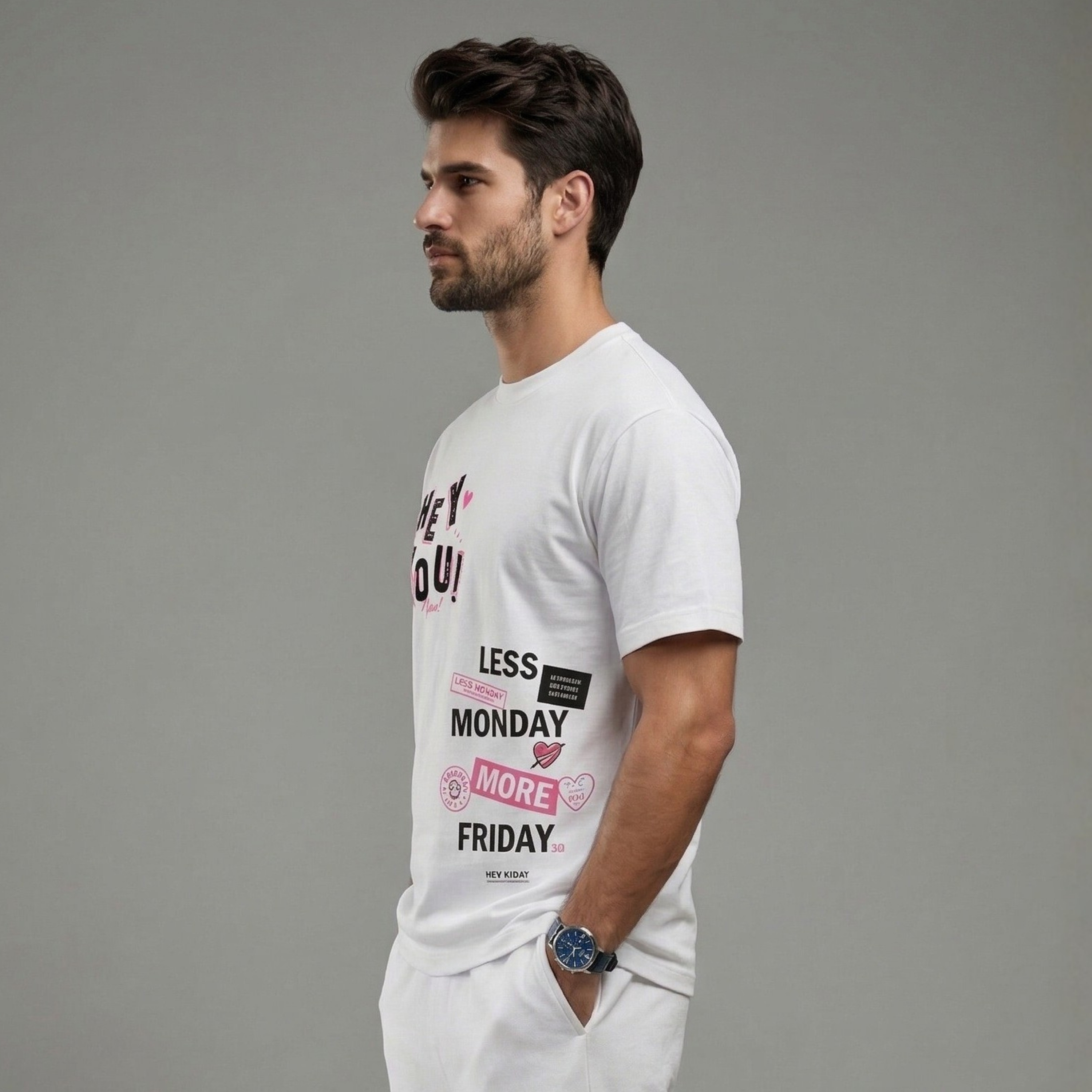 Hey You Oversized Tee — alternate view